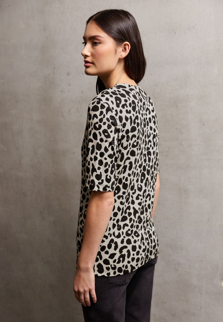 Gemustertes Kurzarmshirt