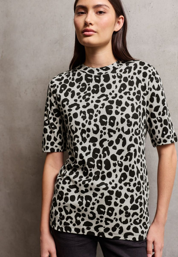 Gemustertes Kurzarmshirt