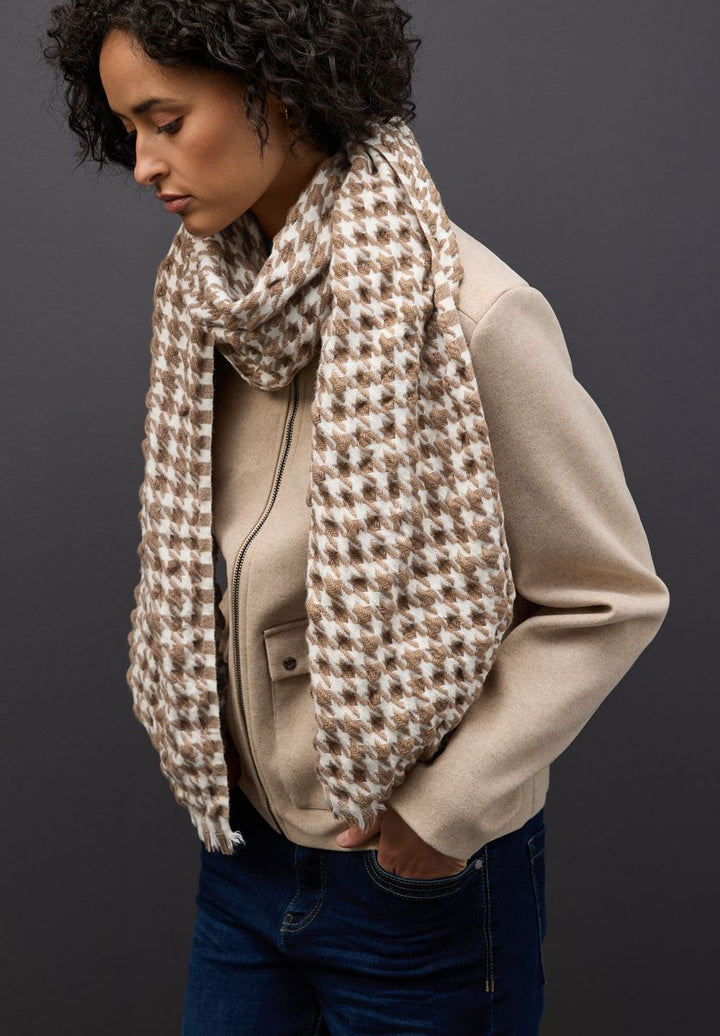 Houndstooth Strukturschal