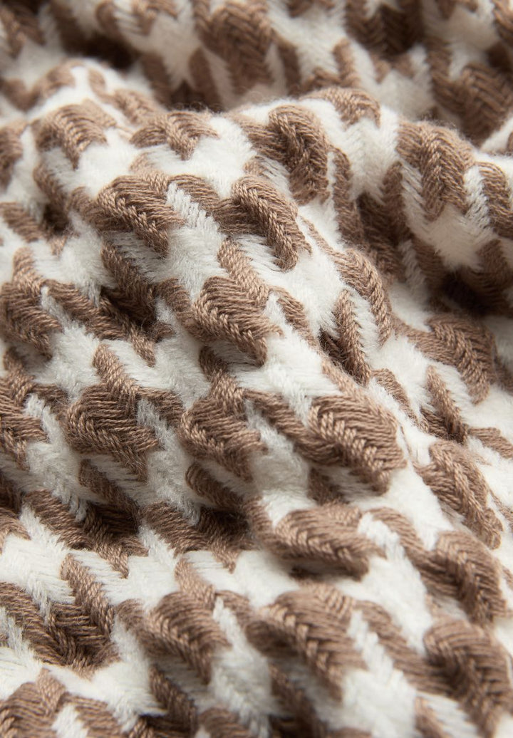 Houndstooth Strukturschal