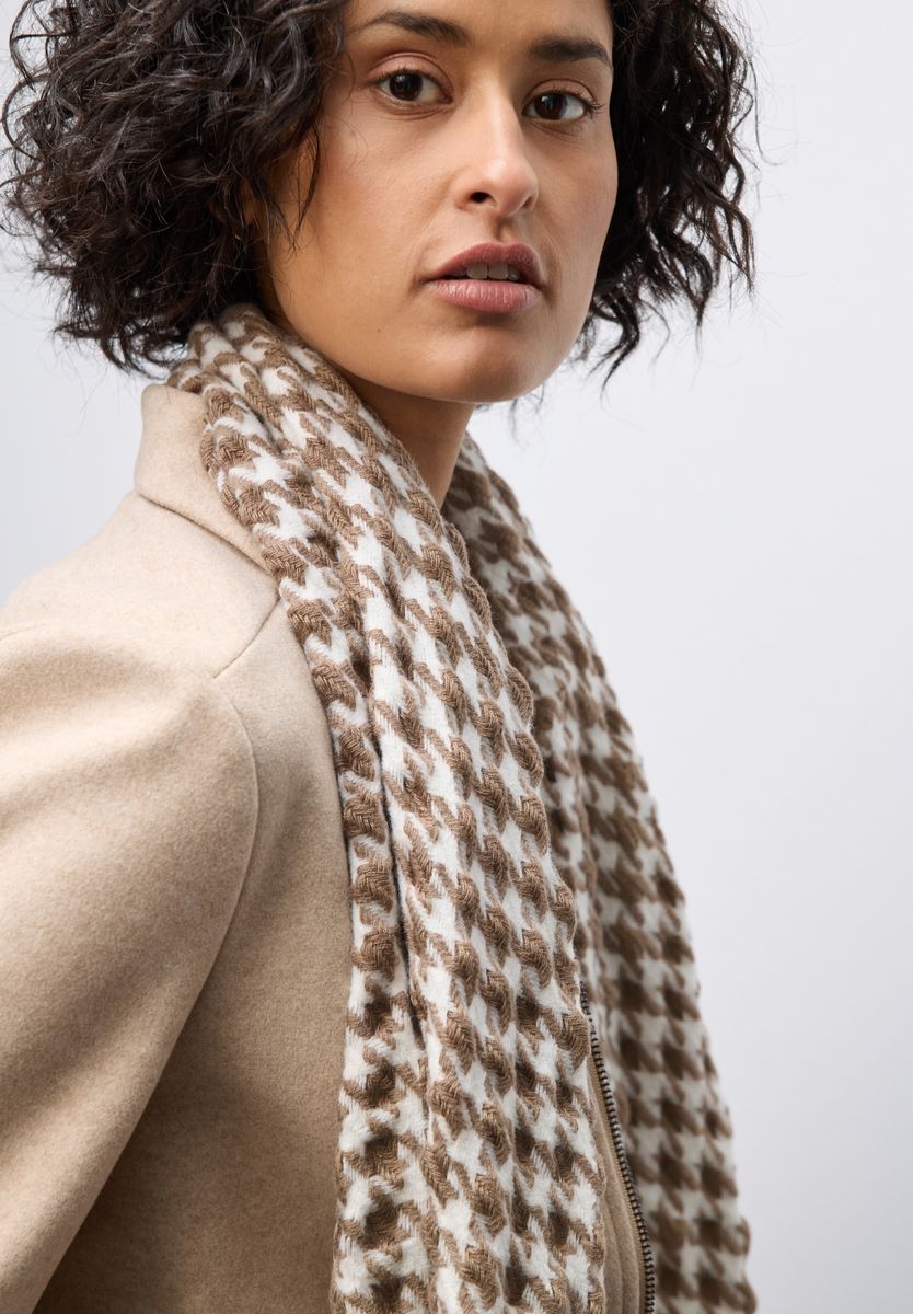 Houndstooth Strukturschal
