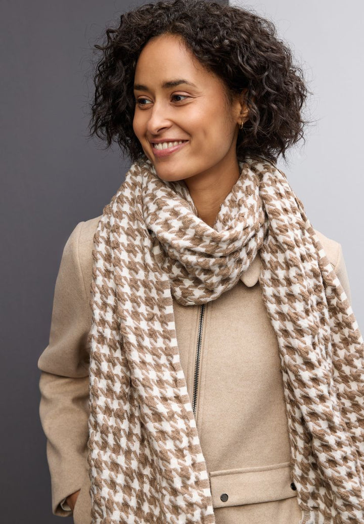 Houndstooth Strukturschal