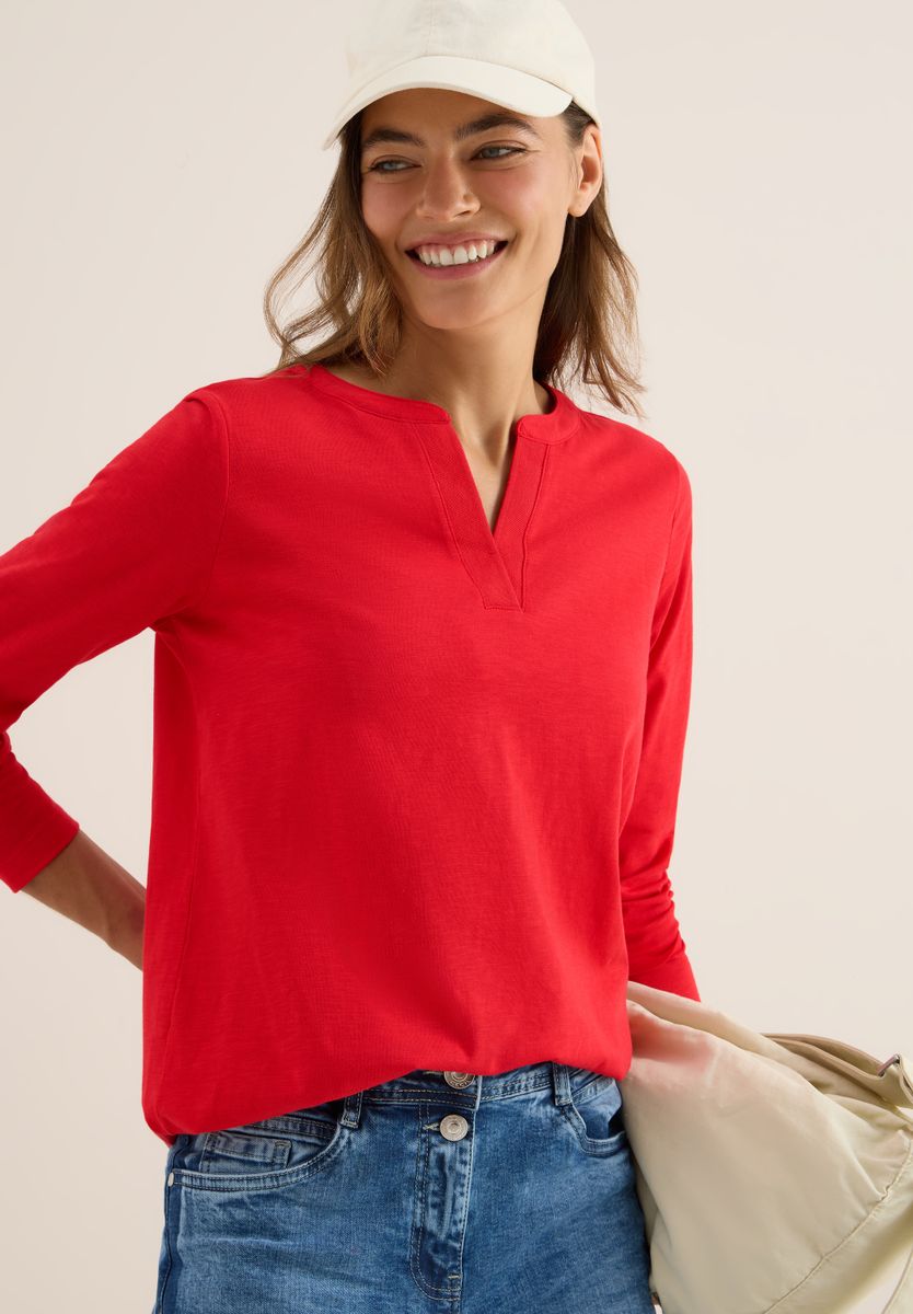 Shirt im Tunika-Look