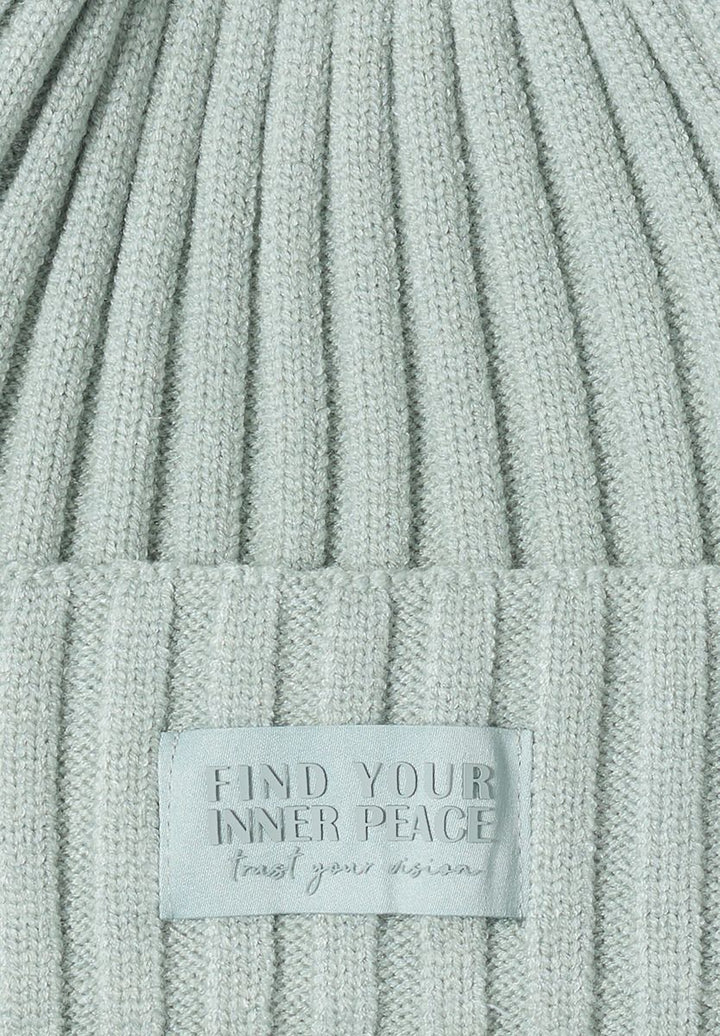 Strickmütze in Unifarbe