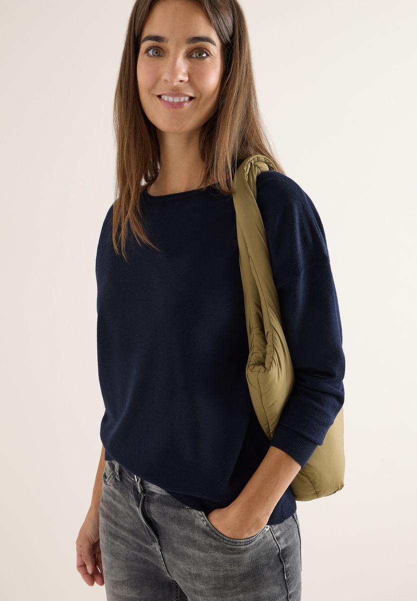 Pullover mit Strukturdetail