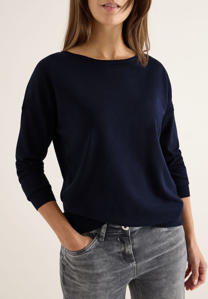 Pullover mit Strukturdetail