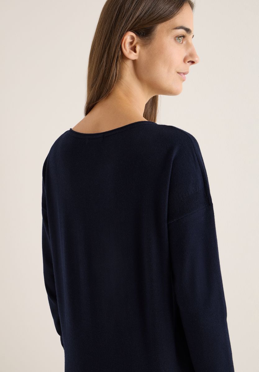 Pullover mit Strukturdetail