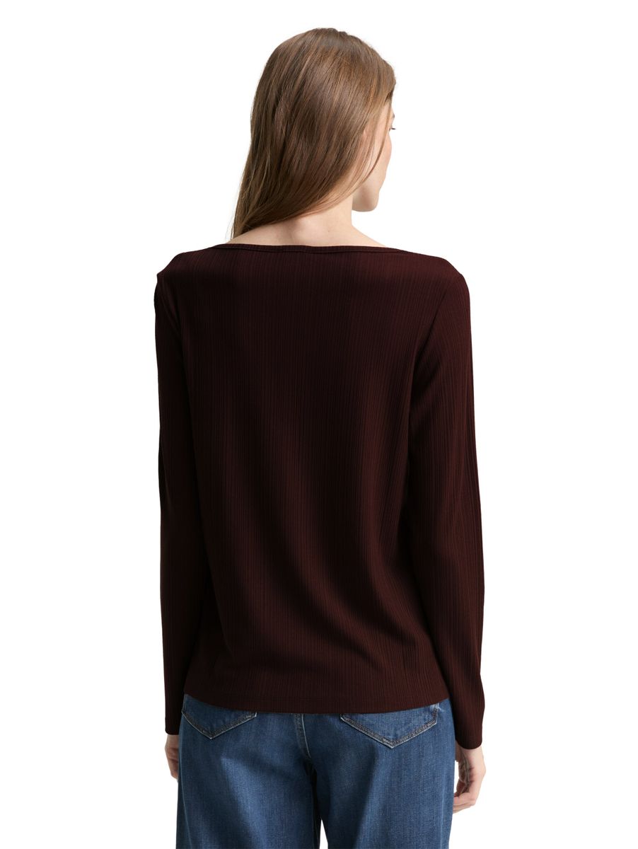 Slim Fit Henley Langarmshirt