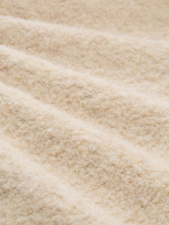 Bouclé Cardigan mit Wollanteil