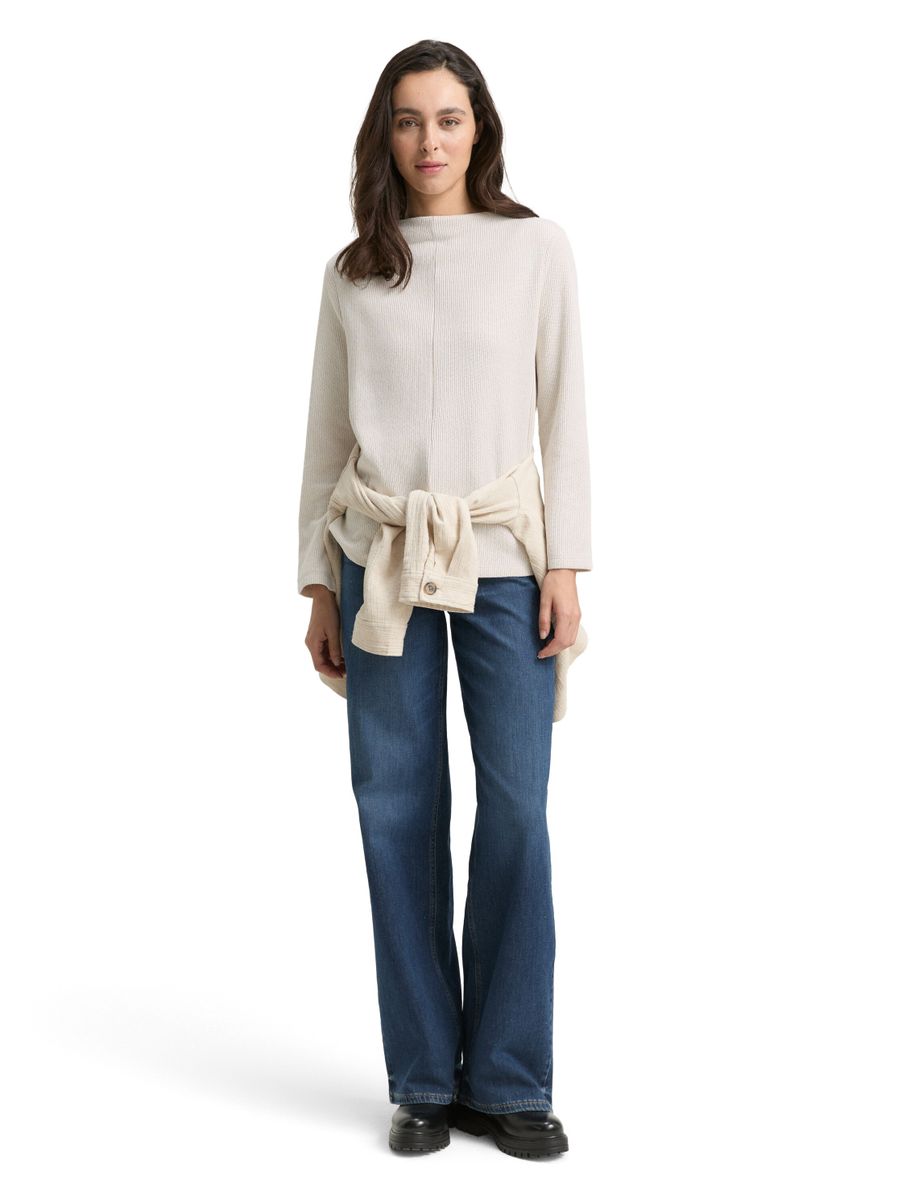 Sweatshirt mit Stehkragen