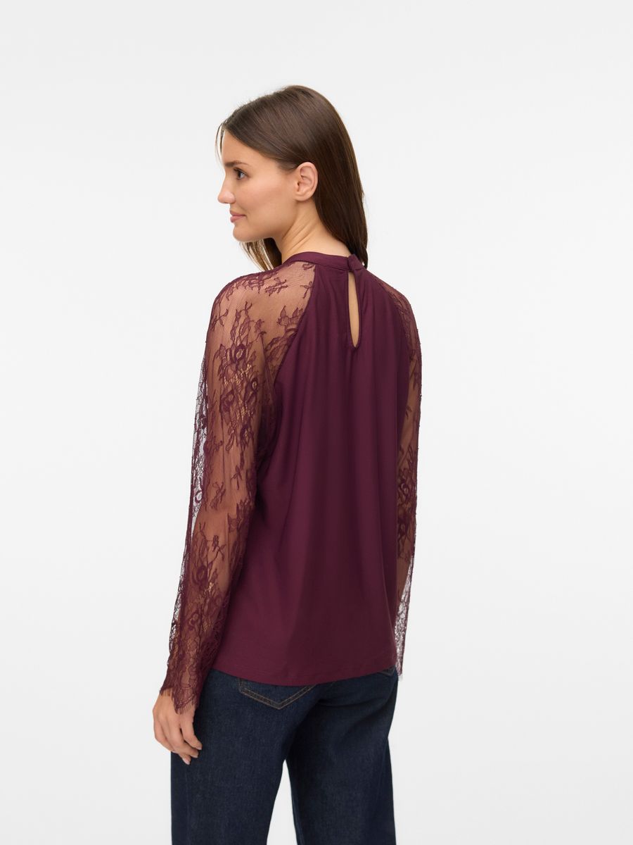 VMMILLA LS LACE TOP JRS NOOS