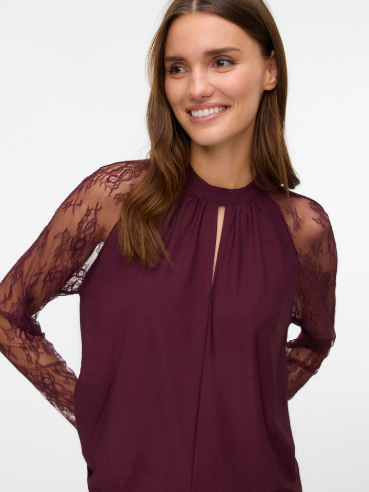VMMILLA LS LACE TOP JRS NOOS