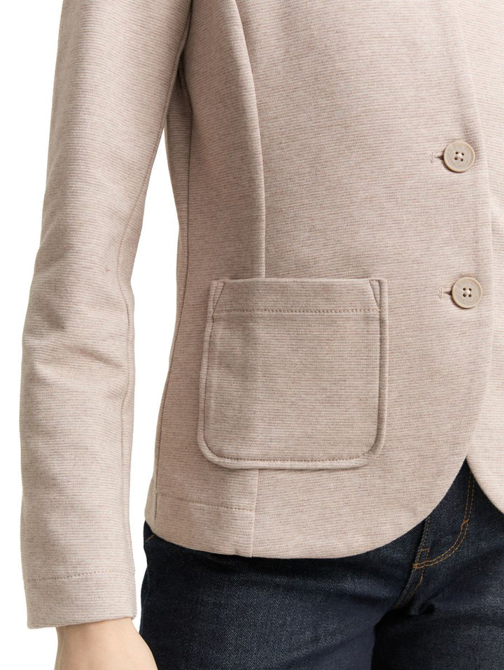 Slim Fit Blazer mit Ottoman Struktur
