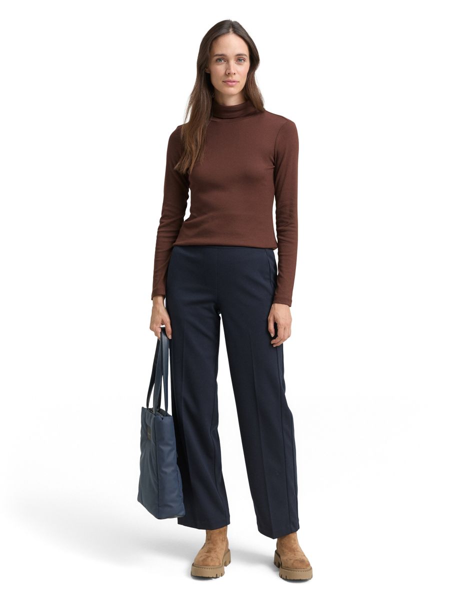 Langarmshirt mit Rollkragen