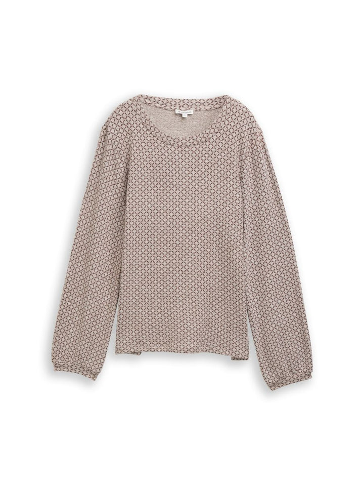 Langarmshirt mit Muster