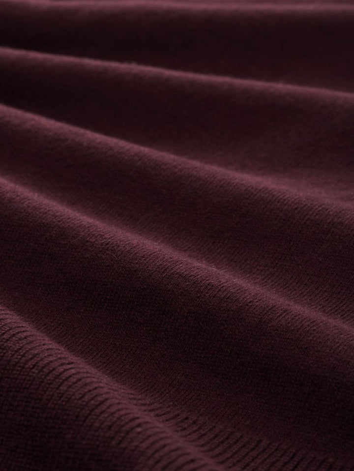 Strickpullover mit Stehkragen