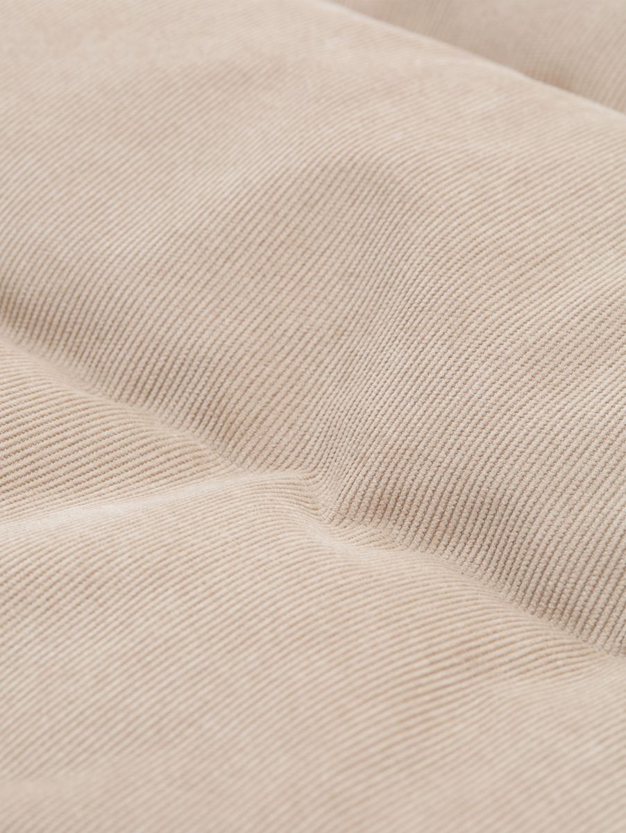 Cord Pufferjacke mit Stehkragen