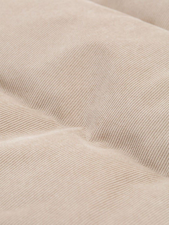 Cord Pufferjacke mit Stehkragen