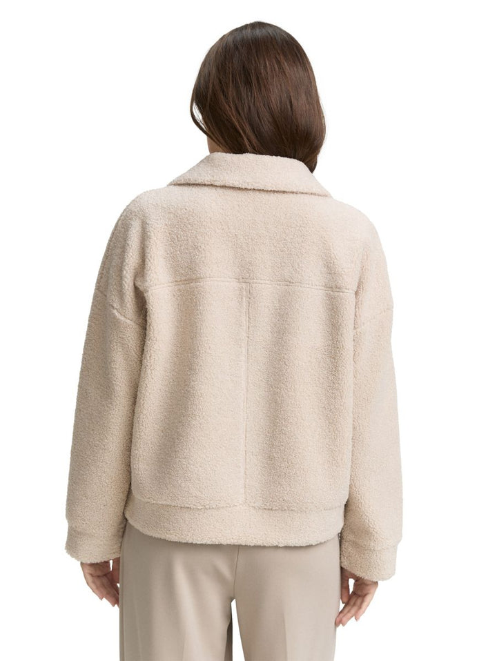 Sweatjacke aus Teddyfleece