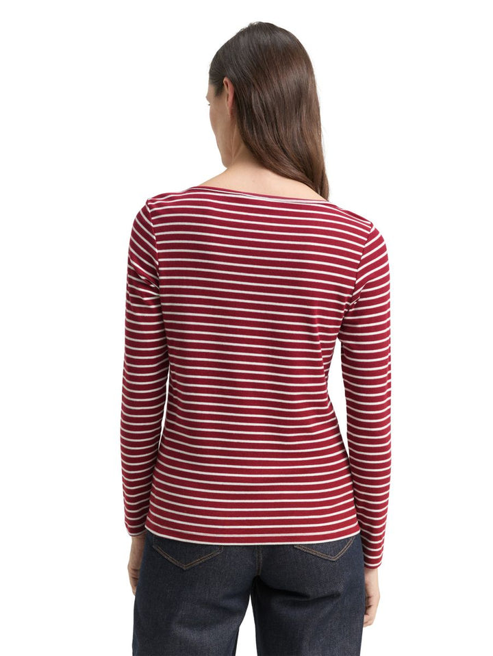 Langarmshirt mit Streifenmuster