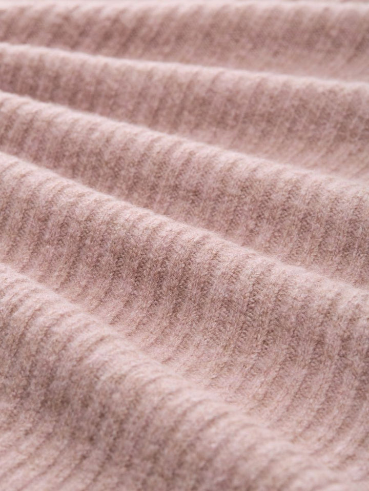 Relaxed Fit Strickpullover mit Stehkragen