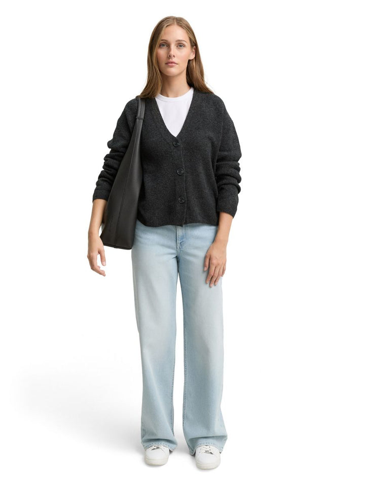 Cardigan mit V-Ausschnitt