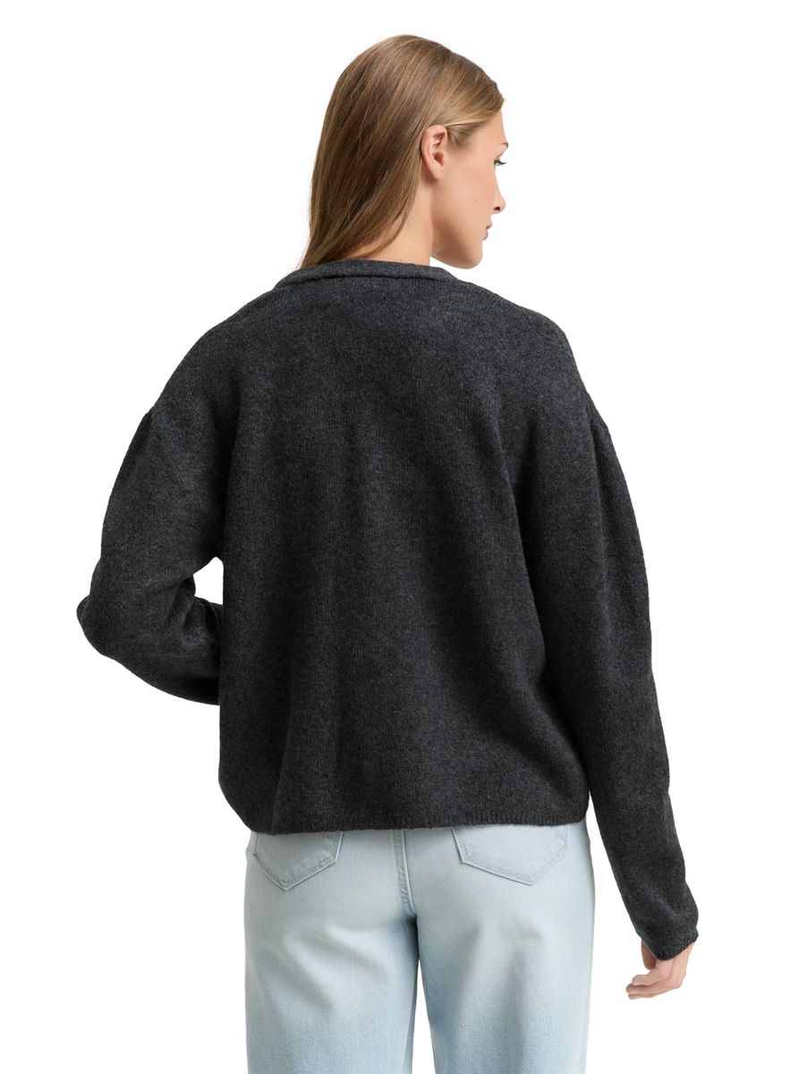 Cardigan mit V-Ausschnitt
