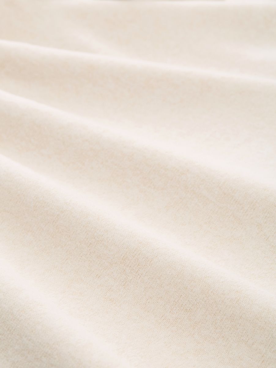 Cosy Langarmshirt mit Polokragen