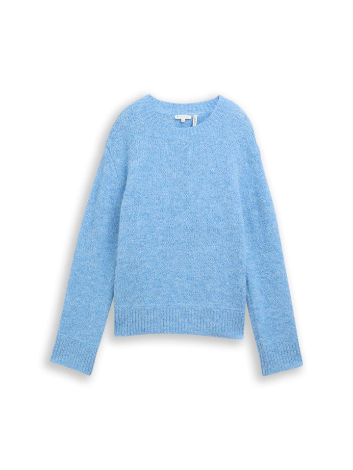 Strickpullover mit Wollanteil