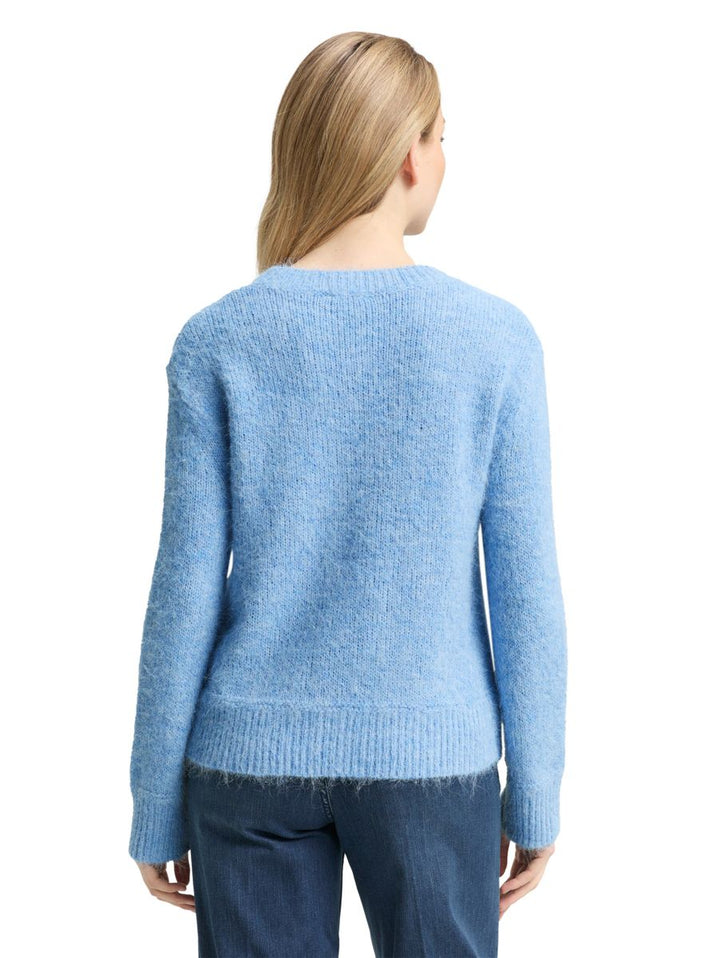 Strickpullover mit Wollanteil
