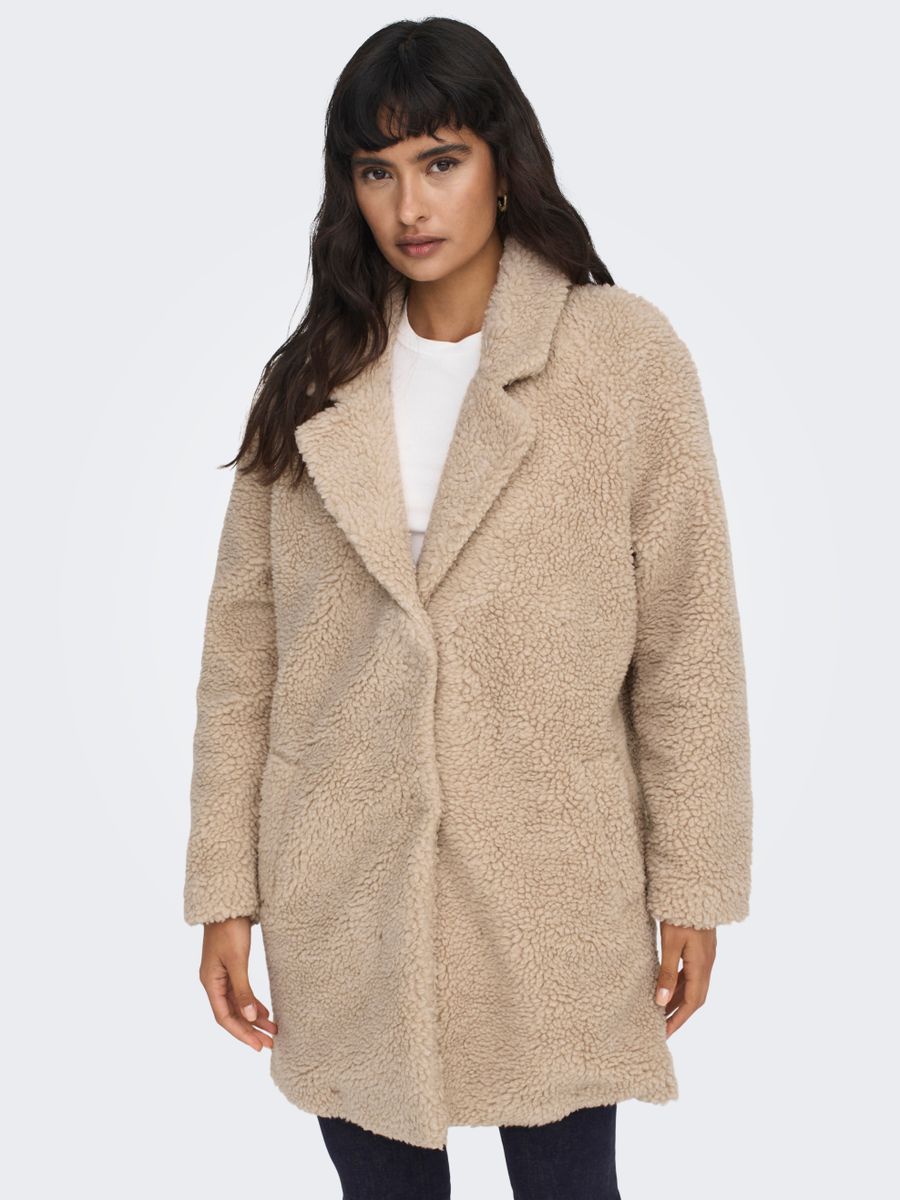 ONLNEWAURELIA SHERPA COAT LIFE OTW CC