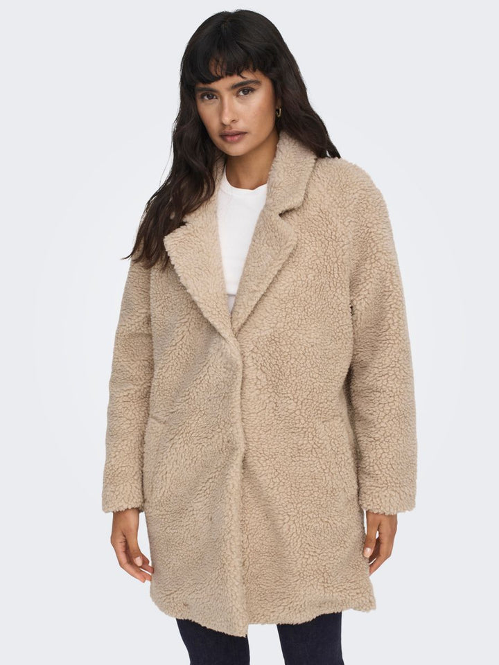 ONLNEWAURELIA SHERPA COAT LIFE OTW CC