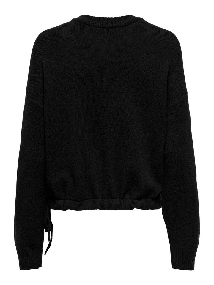 ONLKATIA LS TEXT O-NECK CC KNT