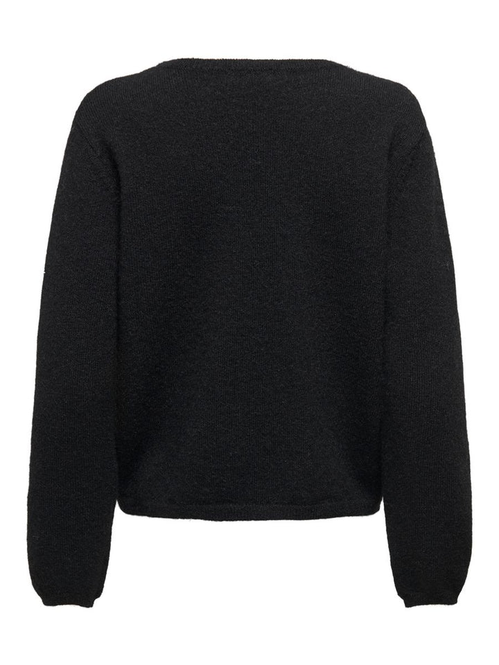 JDYALVA LIFE L/S EMBELLISH PULLOVER KNT