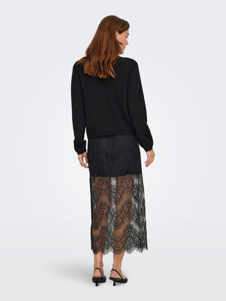 JDYALVA LIFE L/S EMBELLISH PULLOVER KNT