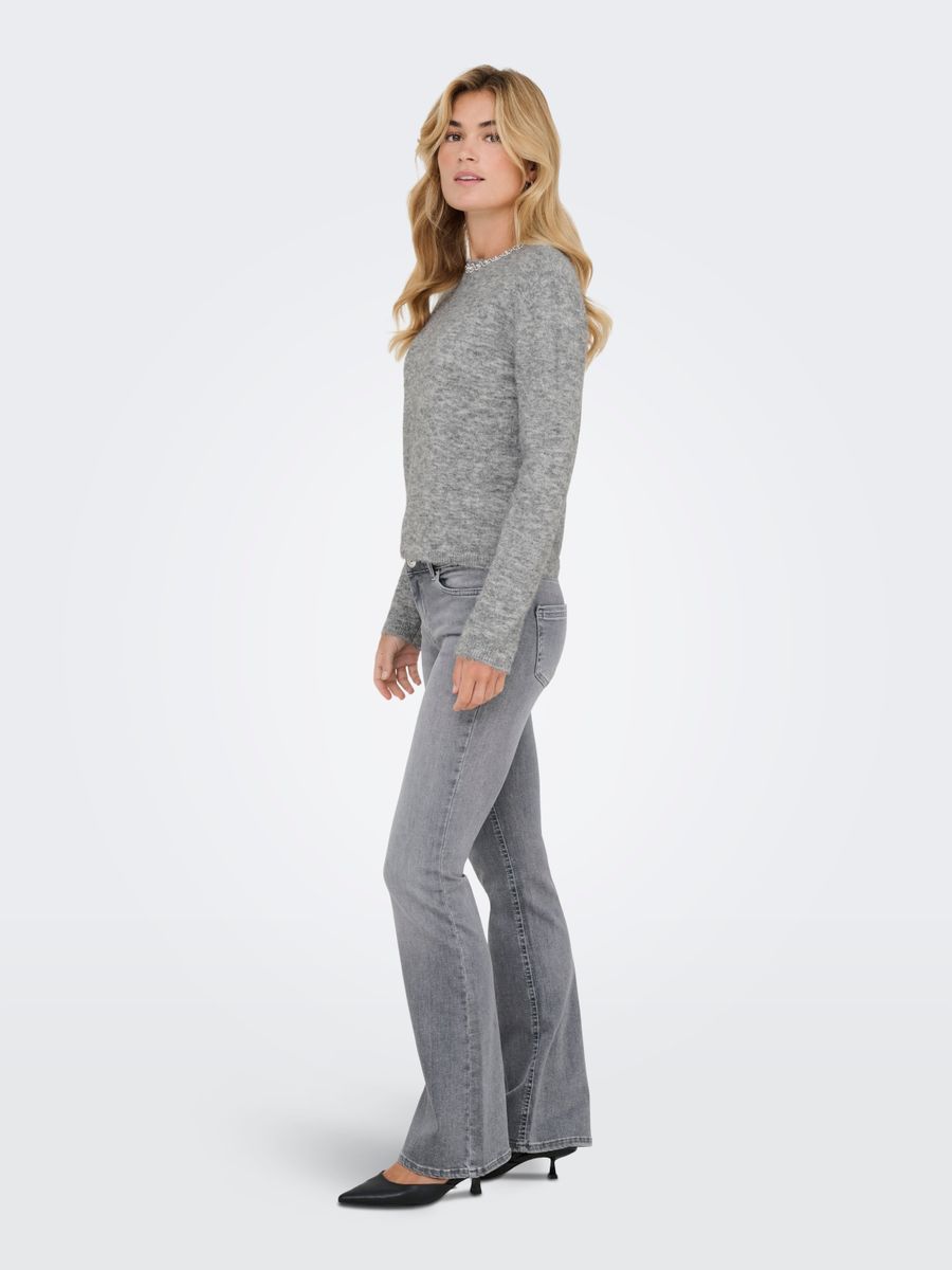 JDYALVA LIFE L/S EMBELLISH PULLOVER KNT