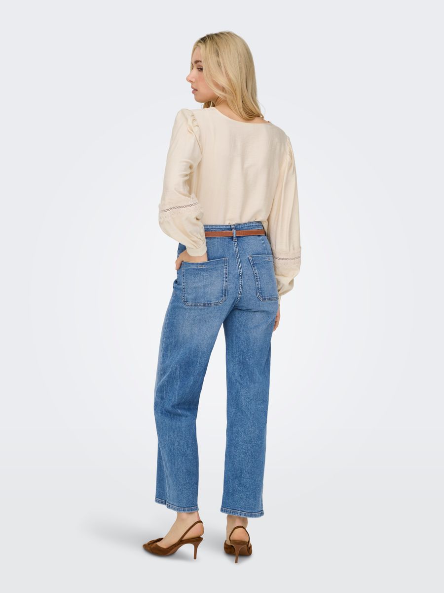 ONLMADISON HW WIDE BELT CROP DNM TAI