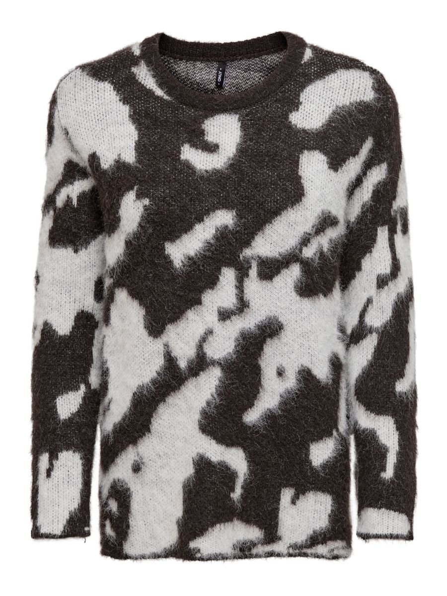 ONLCOSTA LIFE LS JQ O-NECK KNT