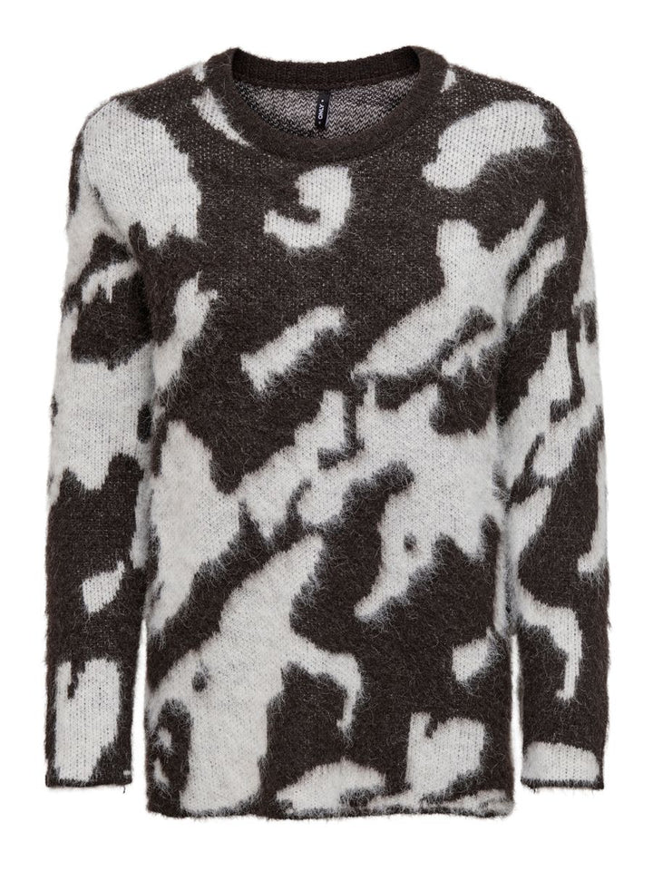 ONLCOSTA LIFE LS JQ O-NECK KNT