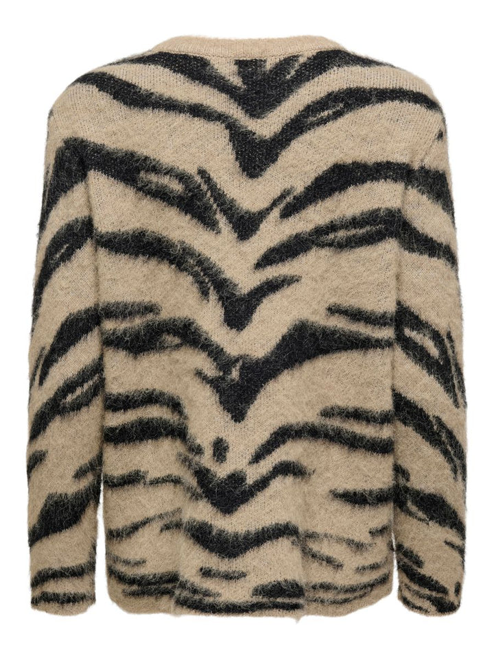 ONLCOSTA LIFE LS JQ O-NECK KNT