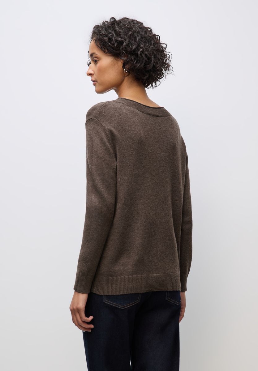 Pullover mit Rollkante