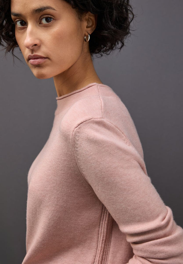 Pullover mit Rollkante
