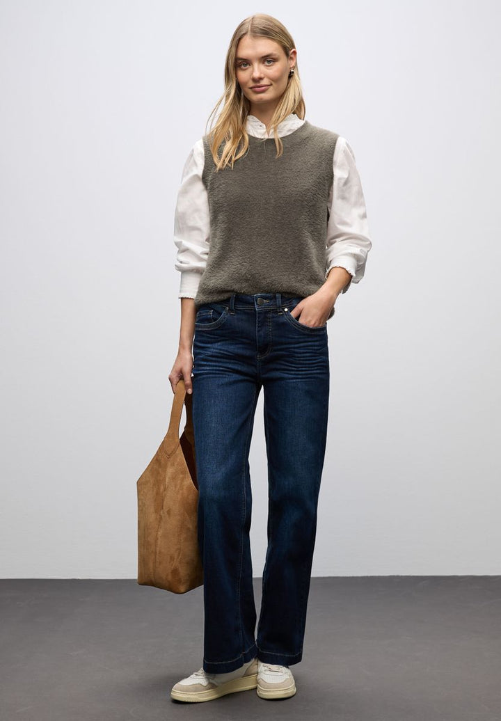 Ärmelloser Pullover