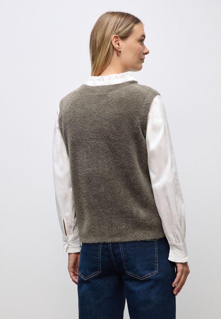 Ärmelloser Pullover