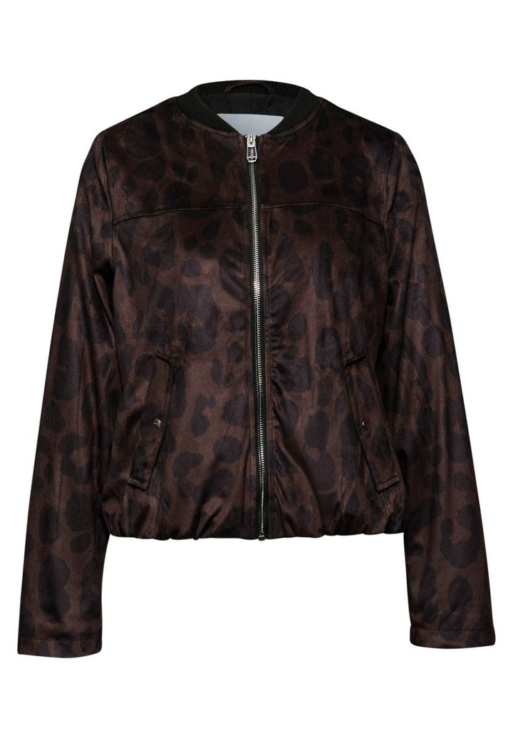 Gemusterter Velours Blouson