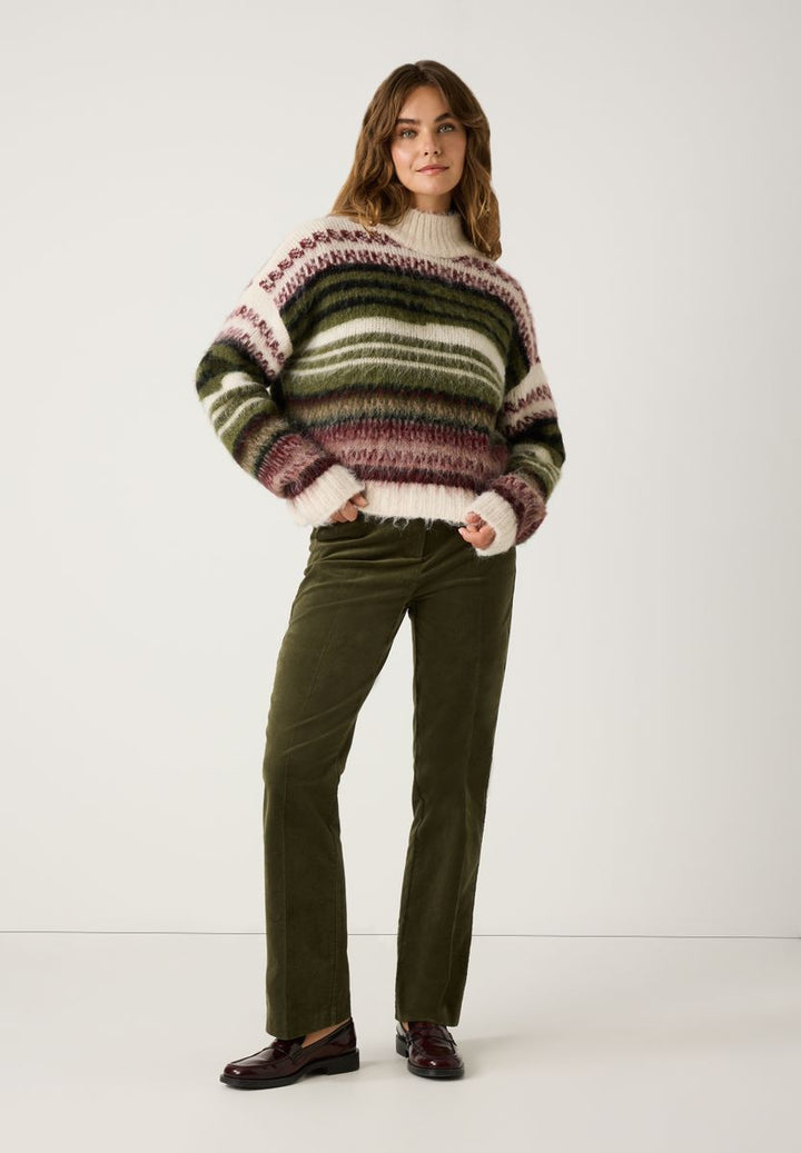 Pullover mit Streifen