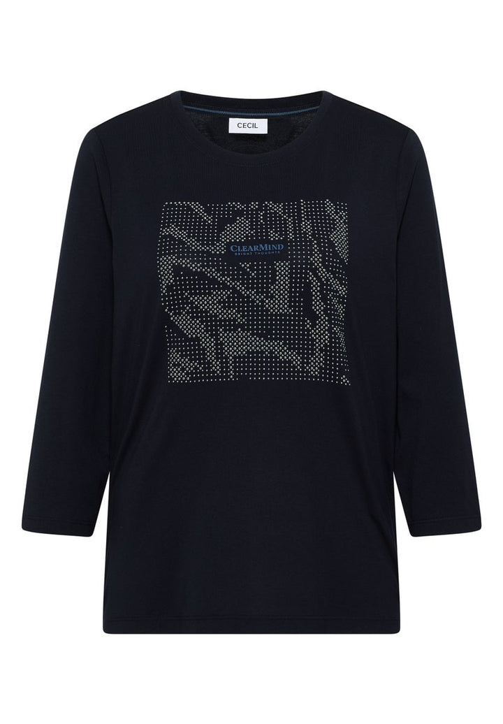 Shirt mit Schmucksteinen