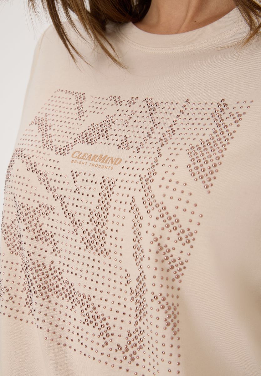 Shirt mit Schmucksteinen