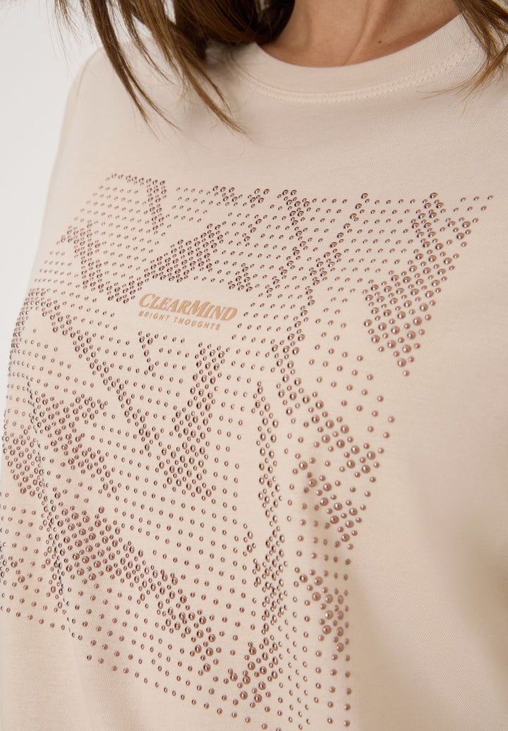 Shirt mit Schmucksteinen