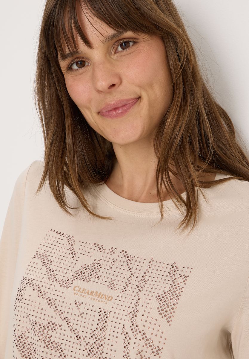 Shirt mit Schmucksteinen